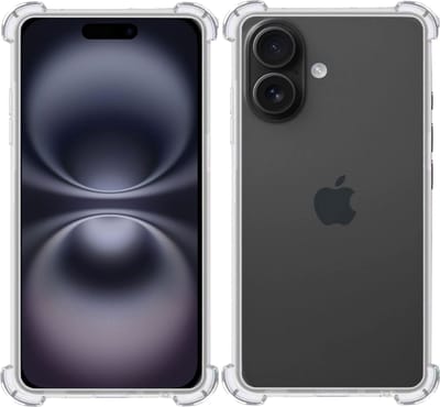 Hoesje geschikt voor Apple iPhone 16 – Extreme Shock Case – Case Transparant