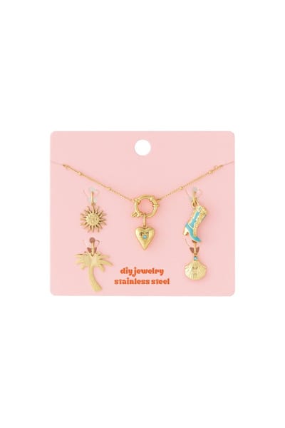 Hart met laars DIY ketting