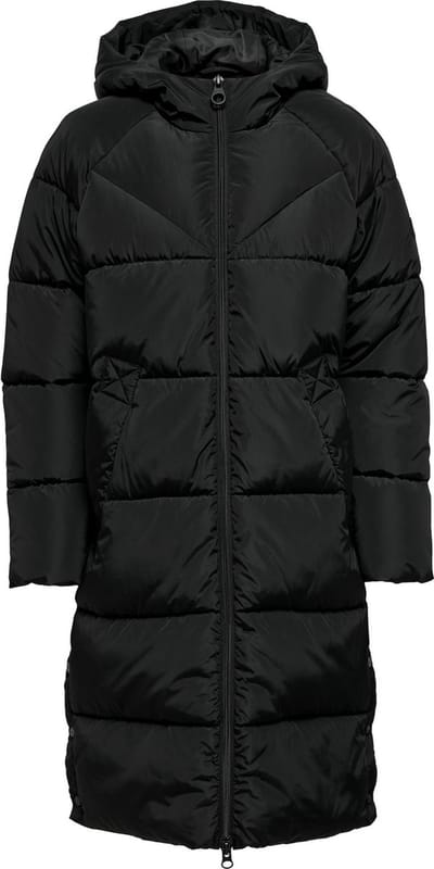 Only Jas Onlnewamanda Long Puffer Coat Cc Ot 15304786 Black Dames Maat - M