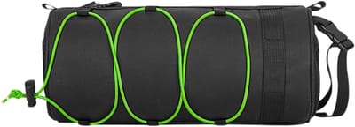 Fietstas vooraan - Frame-accessoire - met schouderband - 24x10x10cm - Waterdicht - Groen