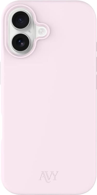 AVY Hoesje geschikt voor Apple iPhone 17 | Compatibel met MagSafe | Back Cover | Liquid Silicone | Comfortabel in de Hand | Roze