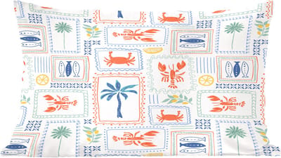 Sierkussens - Kussentjes Woonkamer - 60x40 cm - Italiaans - Zee - Sfeer - Krab - Multi