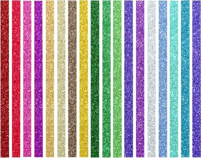 720 Glinsterende Origami Papieren Strips in 18 Kleuren voor Gelukssterren en Creatieve Knutselprojecten, Decoratie en Geschenken