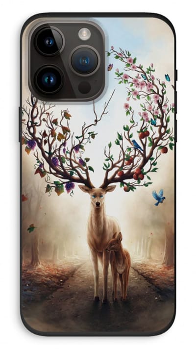 Case Company® - Hoesje geschikt voor iPhone 14 Pro Max hoesje - Seasons Change - Biologisch Afbreekbaar Telefoonhoesje - Bescherming alle Kanten en Schermrand