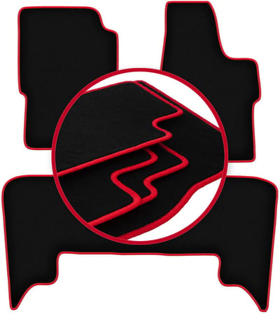CARLUX-RED automatten voor: Isuzu Trooper II SUV (1992-2002)