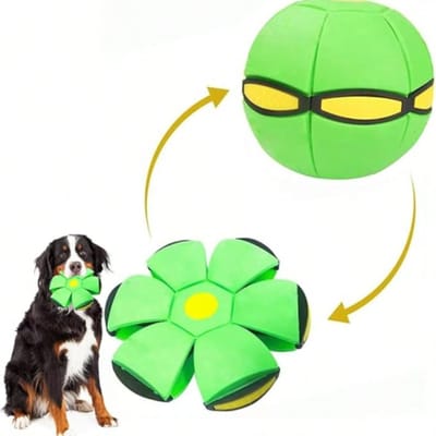 1 Stuk Huisdier Speelgoed Vliegende Schotel, Vliegende Schotel Hondenspeelgoed, Geschikt voor Interactieve Honden, Katten, Voetbal, Buitenspellen, Kampeerspellen No lamp