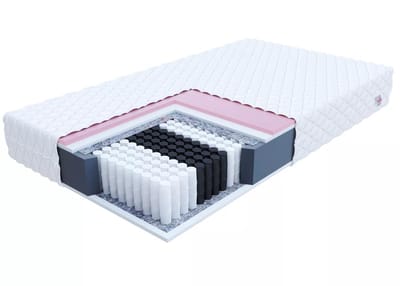 FDM® ATINA MAX Matras 100x200 cm - Hoogte 25 cm H2 - Multi Pocketvering Matrassen - Dubbelzijdig - 7 zones - Antiallergisch
