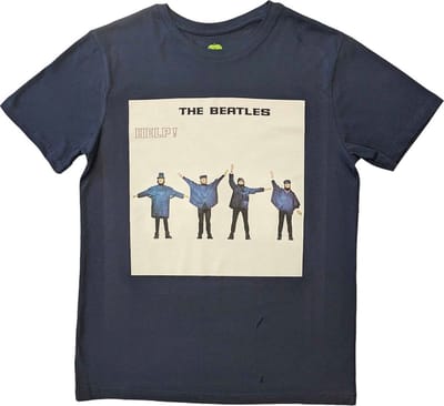 The Beatles - Help! Album Cover Heren T-shirt - M - Blauw