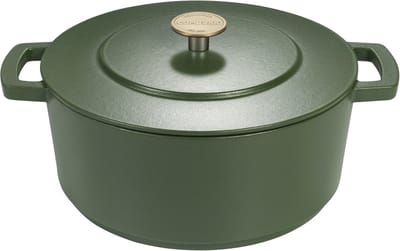 Combekk Original Braadpan 28 cm - Dutch Oven - PFAS-vrij - Gerecycled gietijzer - Geschikt voor o.a. inductie, BBQ & gas - Groen