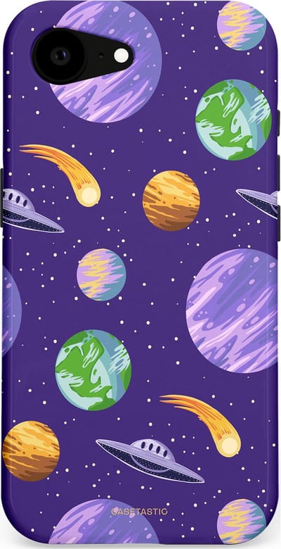 Casetastic Hoesje Geschikt voor Apple iPhone 16e Magsafe - Stijlvolle Beschermende Duo-layer Case - Ufo verkeer
