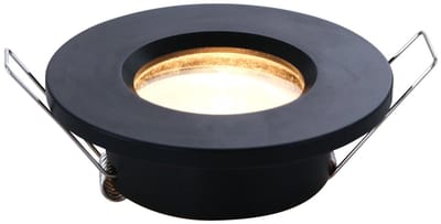 Inbouwspot Pelite Spot 2488ZW Zwart Ø10 cm - Modern Design - Geschikt voor Badkamer, Kantelbaar, Maat: Ø10 cm - Steinhauer