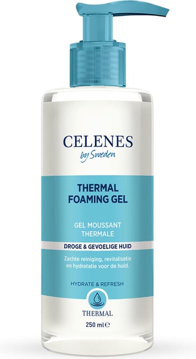 Celenes Thermal Reinigende Foam Gel Droge / Gevoelige Huid - 250 ml