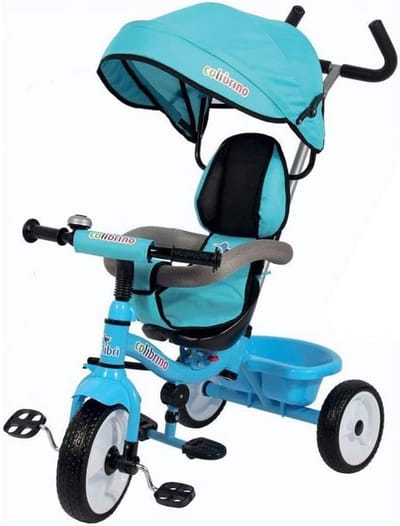 Driewieler - Kinderfiets - Buiten spelen - 360 graden draaibare zitting - 86 x 50 x 98 cm - Blauw