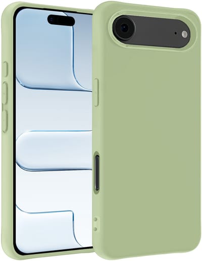 Hoesje - Geschikt voor Apple iPhone Air - Sterk & Shockproof - Siliconen Case - Hoes Cover - Telefoonhoes - Groen