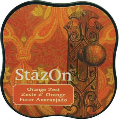 Stazon sneldrogend stempelkussen midi Orange Zest