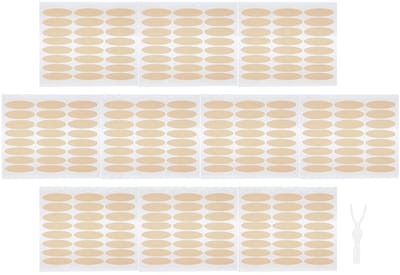 Dailygoods- Ooglidbanden 240 Paar - Brede Zelfklevende Ooglid-Stickers - Dubbele Ooglid-Effect - Instrumenten voor Ogen - Ideale Kromming - Dubbele Ooglidstickers