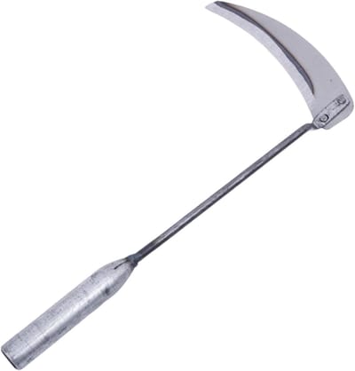 Tuin Gereedschap - Onkruidsteker - Gazon Onderhoud - Slijtvast Mangaanstaal - 30 x 16 x 6 cm - Zilver