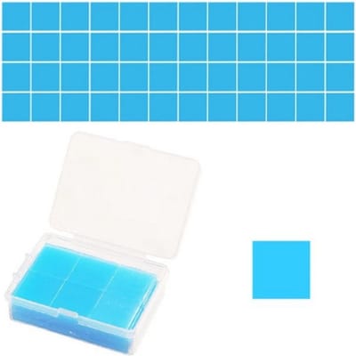 Diamond Painting Blauwe Wax in bewaardoosje (48 stuks)