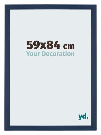 Your Decoration - Puzzellijst 59x84 cm - Donkerblauw Geveegd - Puzzellijst 1500-2000 stukjes - MDF Fotolijst - Mura