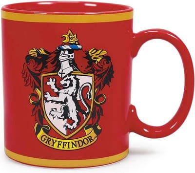 Half Moon Bay Harry Potter Mok/beker 3D Gryffindor Crest Rood