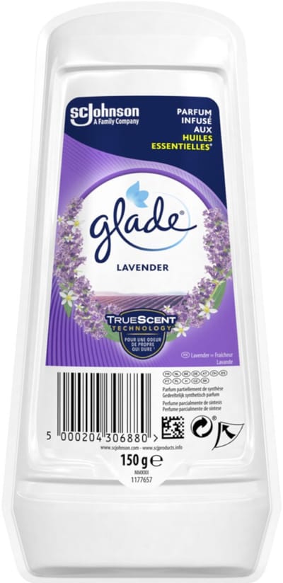 Glade Gel Tranquil Lavender & Aloe – 150g Luchtverfrisser