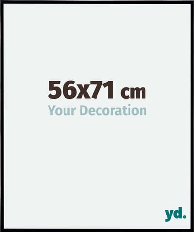 Your Decoration - Fotolijst 56x71 cm - Kunststof - Zwart Mat - Evry