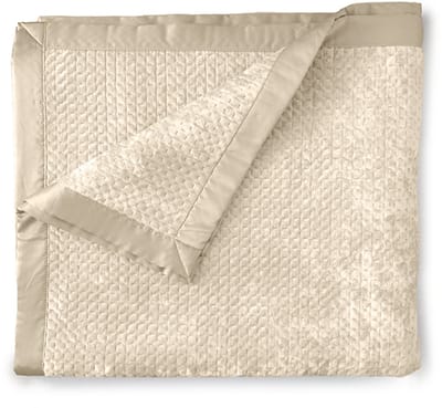 LINNICK Velvet Sprei - Beige - 180x260cm - Bedsprei 1 persoons - Spreien - Bedsprei 180x260
