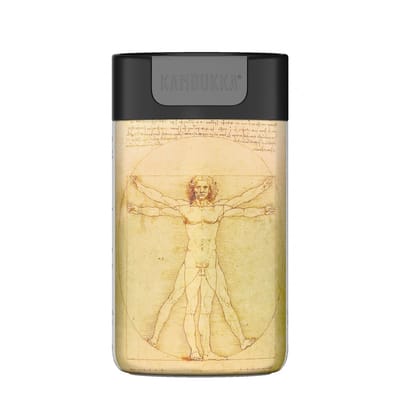 Kambukka Olympus - Thermische beker - 300 ml - Vitruvian Man - RVS - Lekvrij