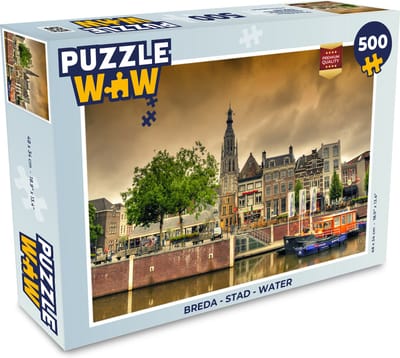 Puzzel Breda - Stad - Water - Legpuzzel - Puzzel 500 stukjes