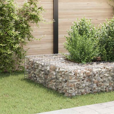 vidaXL - Gabion - plantenbak - verhoogd - kubus - 40x40x40 - cm - staaldraad