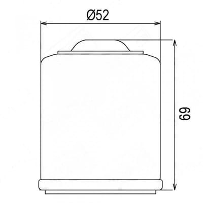 Filtre à huile Sifam pour Scooter Gilera 200 Vxr Runner St 4T 2008 à 2012 Neuf