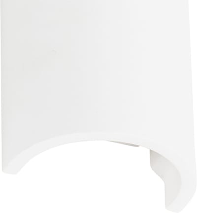 QAZQA colja novo - Landelijke Wandlamp voor binnen - 1 lichts - D 6 cm - Wit - Woonkamer | Slaapkamer | Keuken
