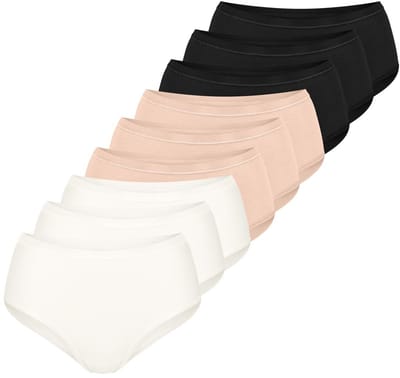 sloggi Dames midi slip 9 pack GO Daily Cotton