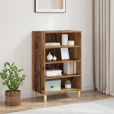 vidaXL - Dressoir - Oudhout - 57 - x - 35 - x - 89,5 - cm - Bewerkt - hout