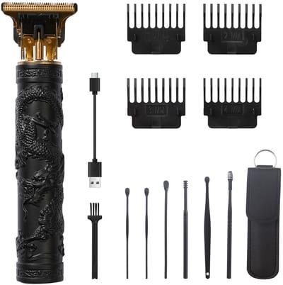 Allecto - Tondeuse - Draadloze Kapper Trimmer - Lichtgewicht en Handig - Earpick Accessoires - Professionele Haarverzorging - Geschikt voor Thuisge...