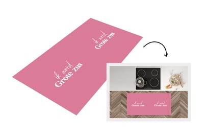 Keukenloper - Loper keuken - Quotes - Grote zus - Ik word Grote zus - Spreuken - Zus - 120x60 cm - Keukenloper vinyl