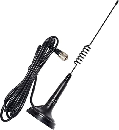 CB Radio Antenne - Magnetische Antenne - Mobiele Communicatie - PL259 Connector - 4 meter Kabel
