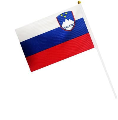 Kleine Handgehouden Wimpel voor Euro Sportevenementen 2024 - Dubbelzijdige Vlaggen van 24 Landen voor Parades en Festivals, 21 x 14 cm, Set van 20 Stuks