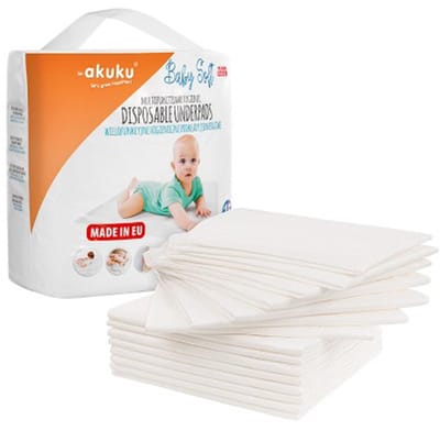 Akuku Disposable hygienic underpad 40 x 60 cm (15 pcs)