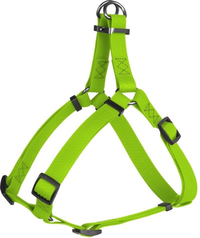 WAUDOG Waterproof Harnas / Hondentuigje - Collartex - Groen - Breedte 20 mm - Borstomtrek 50 - 80 cm (GELIEVE ALVORENS BESTELLEN OPMETEN)