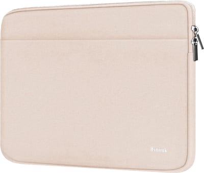 Laptop Sleeve - Notebook Tas - Veilig Vervoer - Schokbestendige Bescherming - 15.6 Inch - Lichtroze