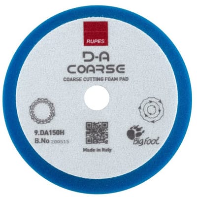 Blauw Grof Schuim Polijstpad voor Dubbele Actie Machines 130/150mm