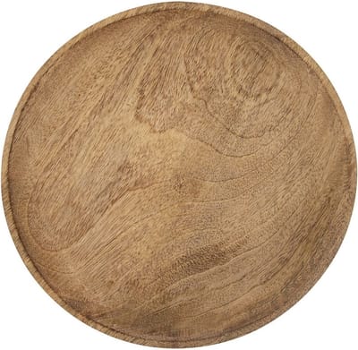 Dienblad Houten Rond MANGO 30 cm - Serveer Plateau - Serveerplateau