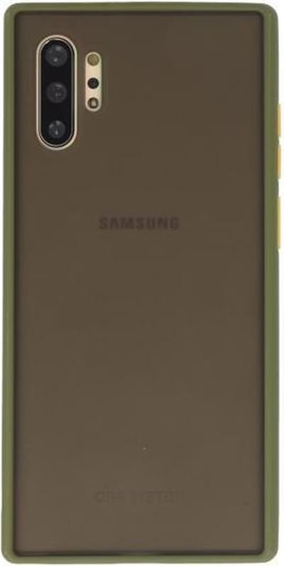 Kleurcombinatie Hard Case voor Samsung Galaxy Note 10 Plus Groen
