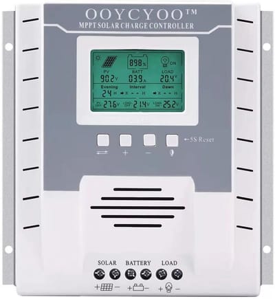 MPPT Laadregelaar 60A met Automatische Detectie voor 12V/24V PV Systemen