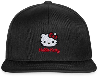 Hello Kitty Geborduurd Portret Snapback cap