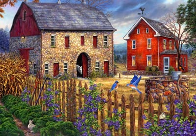 Grafika puzzel Chuck Pinson - The Bluebirds' Song - 1000 stukjes legpuzzel.