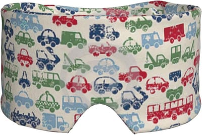 Slaap Oogmasker - Oorbescherming - Reizen en Ontspanning - Verstelbare Riem - 68 x 11 cm - Bedrukt