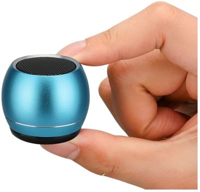 Ynkkvre - Bluetooth Speaker - Mini Draagbare Luidspreker - Draadloze Bluetooth Speaker - True Wireless Stereo - Compacte Draagbare Speaker Met Krachtige Geluidskwaliteit - 2 Stuks - Voor Reizen En Outdoor Gebruik Blauw