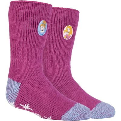 Heat Holders Karakter thermo pantoffelsokken voor kinderen - Disney Prinses